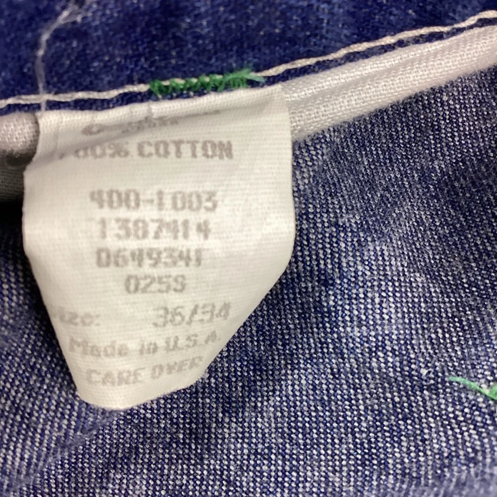 Vintage Oshkosh union made Sanforized  carpenter jeans. - Picture 7 of 7